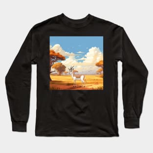 Springbok Against The Backdrop of The Savanna Long Sleeve T-Shirt